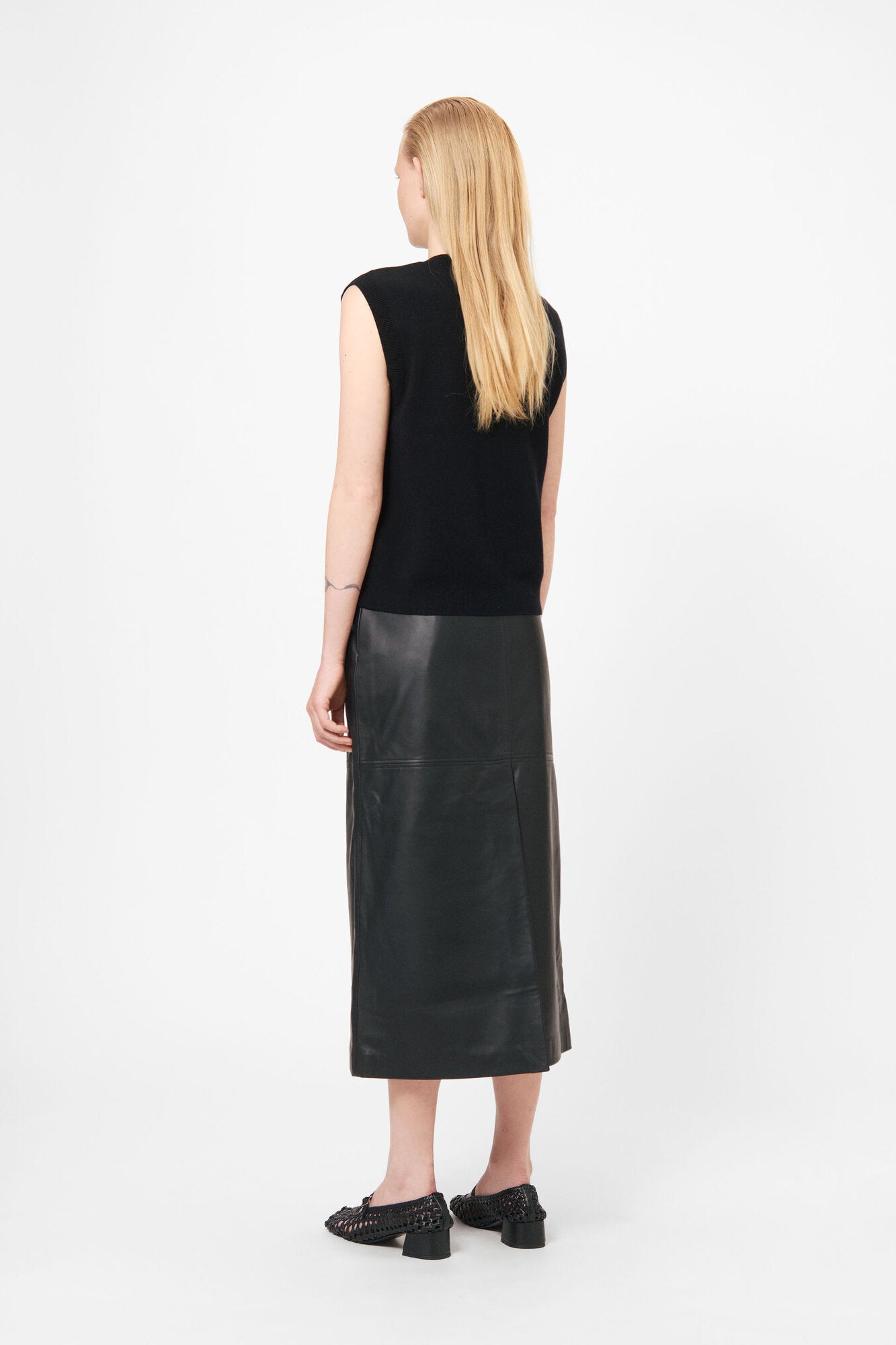 Marilyn strikket vest - sort