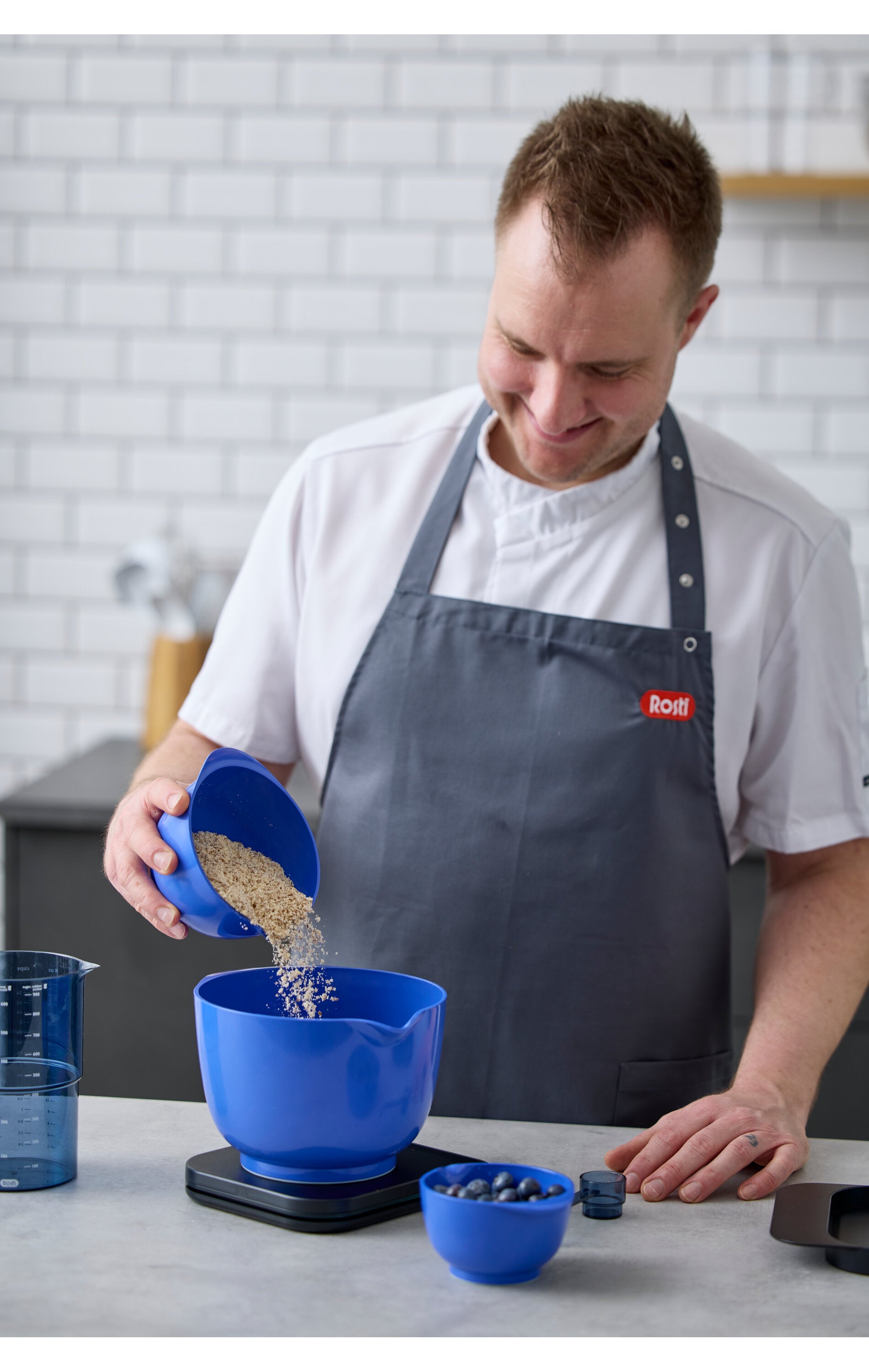 Margrethe røreskålesæt, Electric Blue - 2 stk.