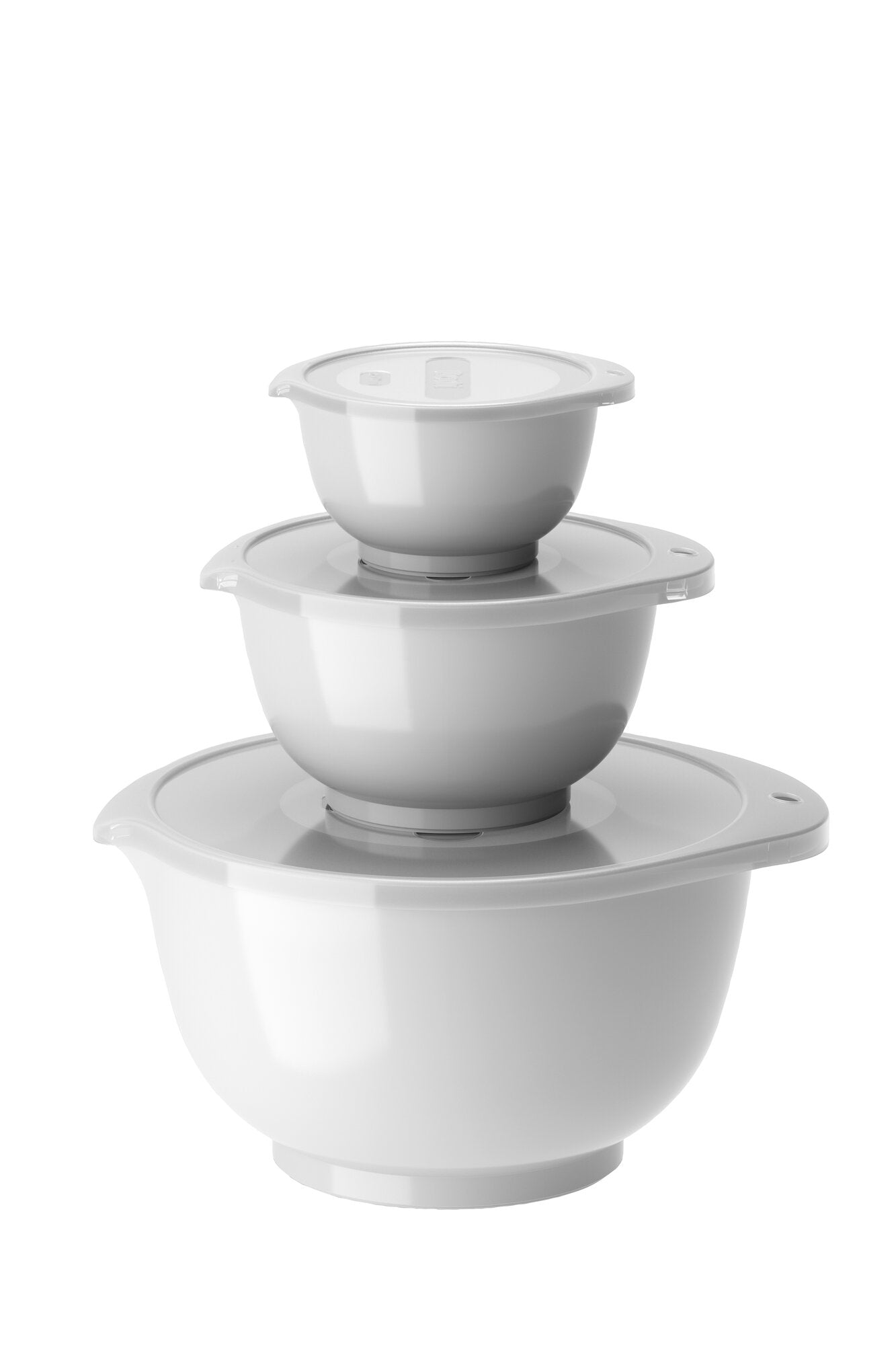 Margrethe røreskålesæt, 6 dele - hvid