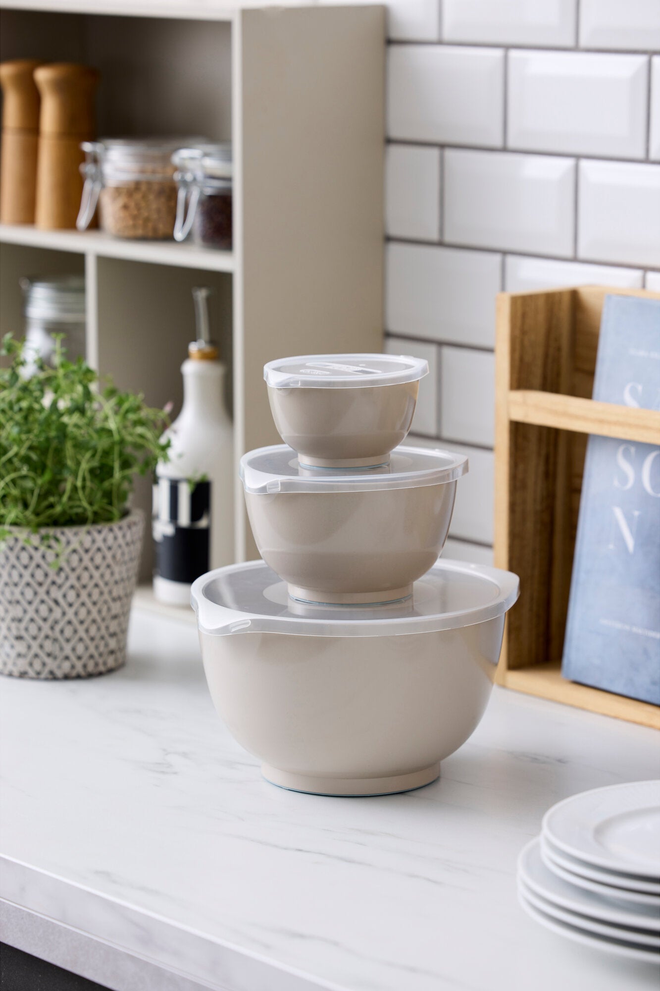 Margrethe røreskålesæt, 6 dele - Humus