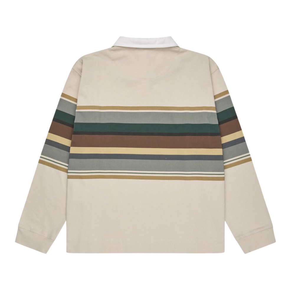 Stripes Long Sleeve polotrøje - 005 Beige