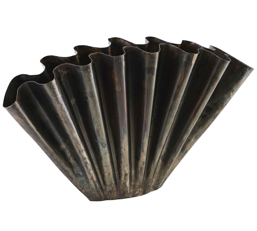 Flood vase, Antik brun - H30 cm