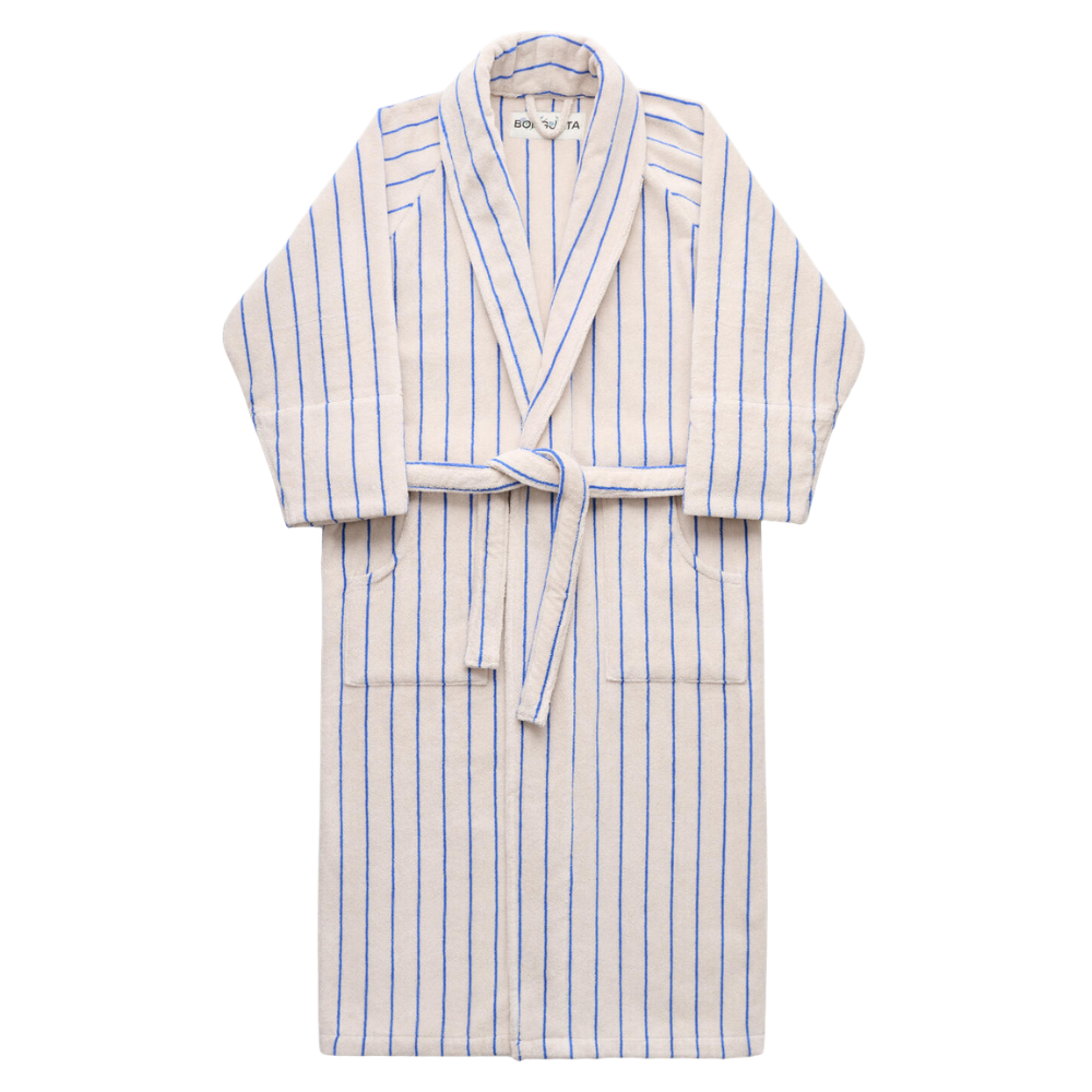 Naram badekåbe - moonbeam & ultramarine