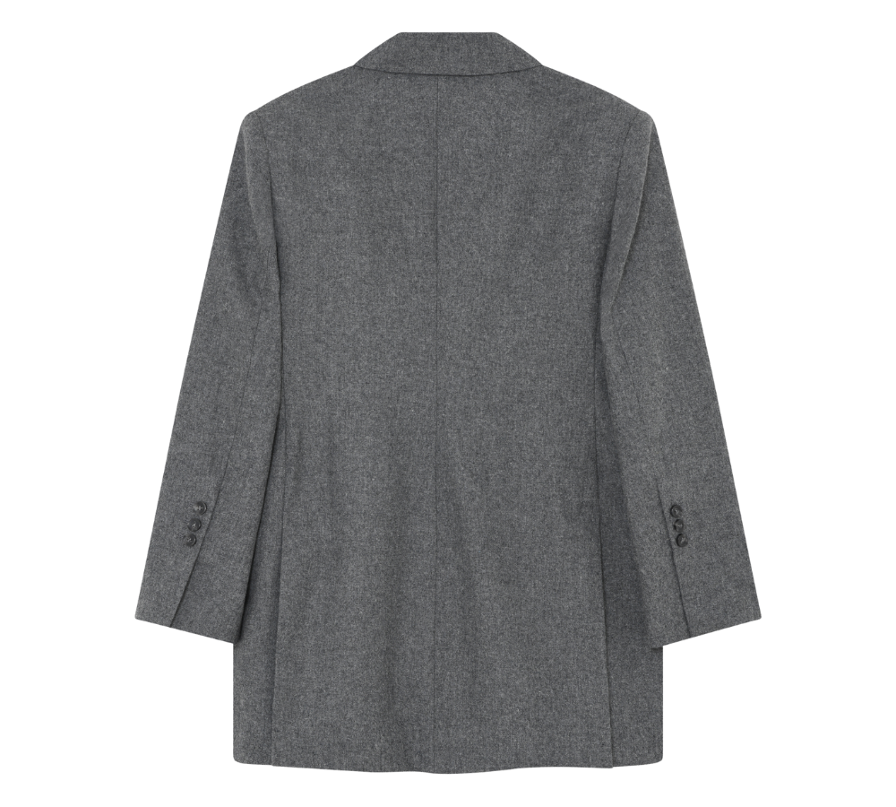 Amir blazer - Medium Grey Melange