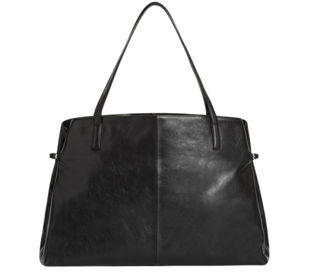 Cannes lædertaske - sort