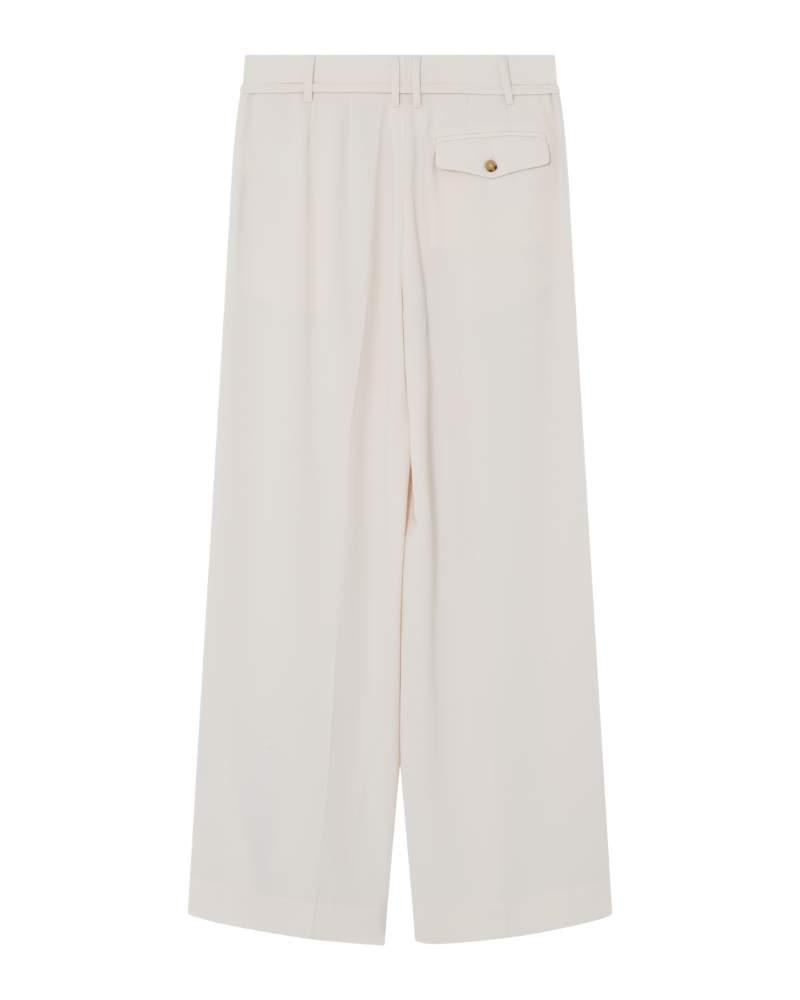 Elina Classic Garbardine bukser - Ivory Shade