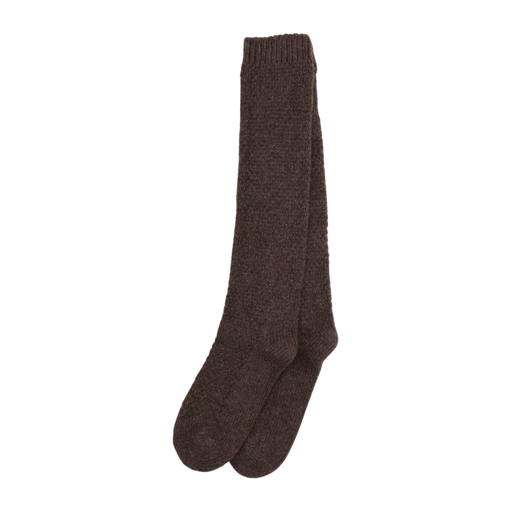 Pearly knæstrømper – Brown Melange