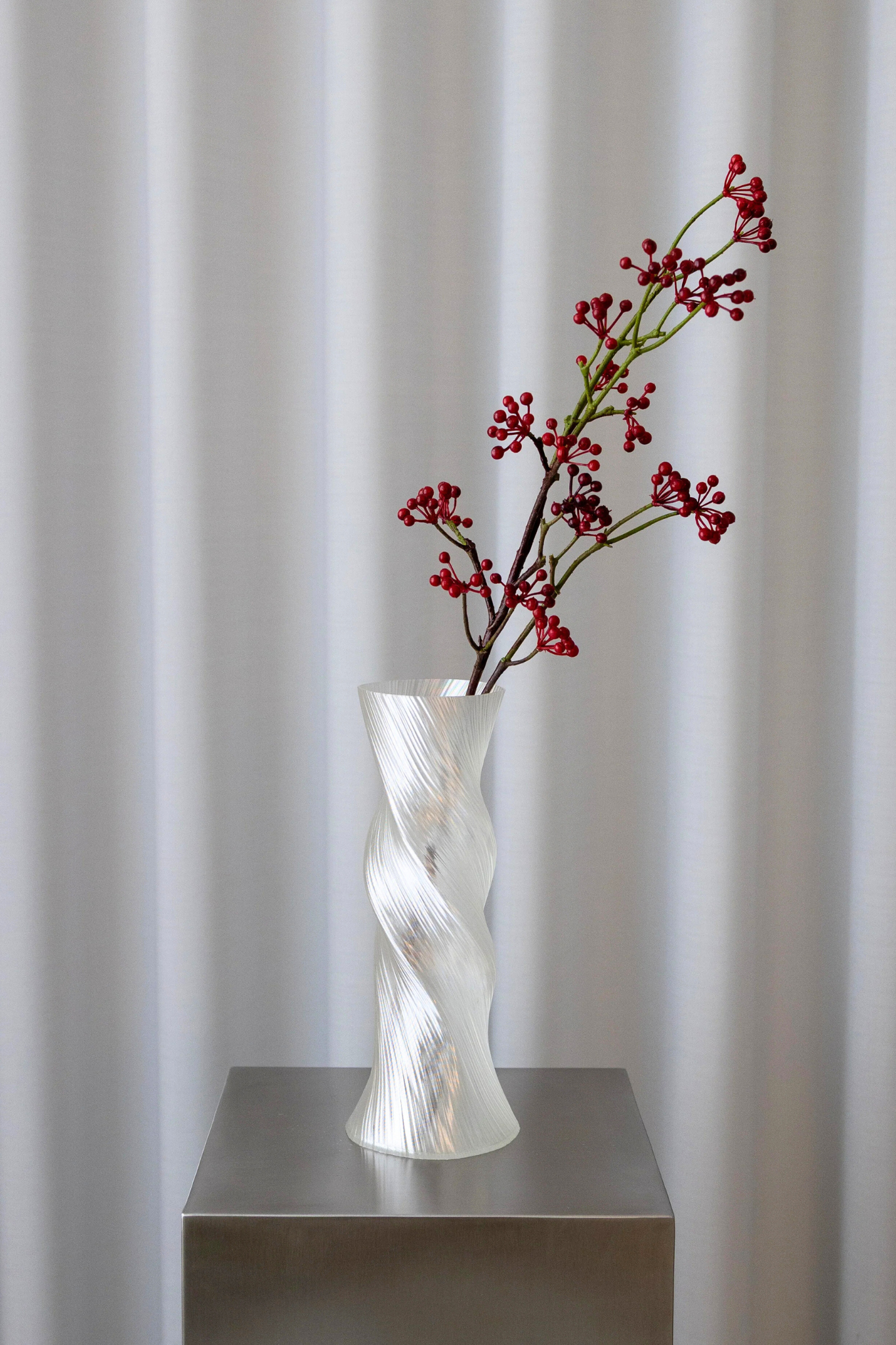 Kunstig bærgren - rød