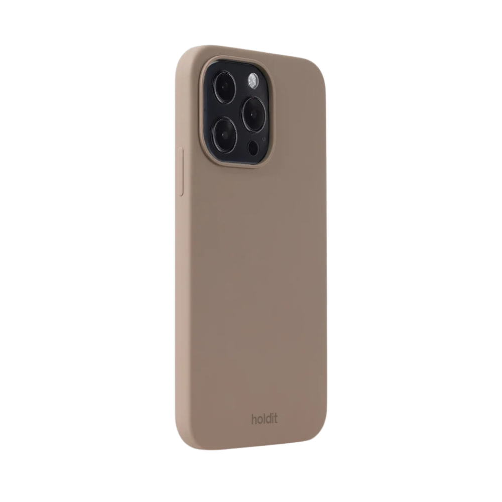 Silicone iPhone cover, iPhone 13 Pro - Mocha Brown