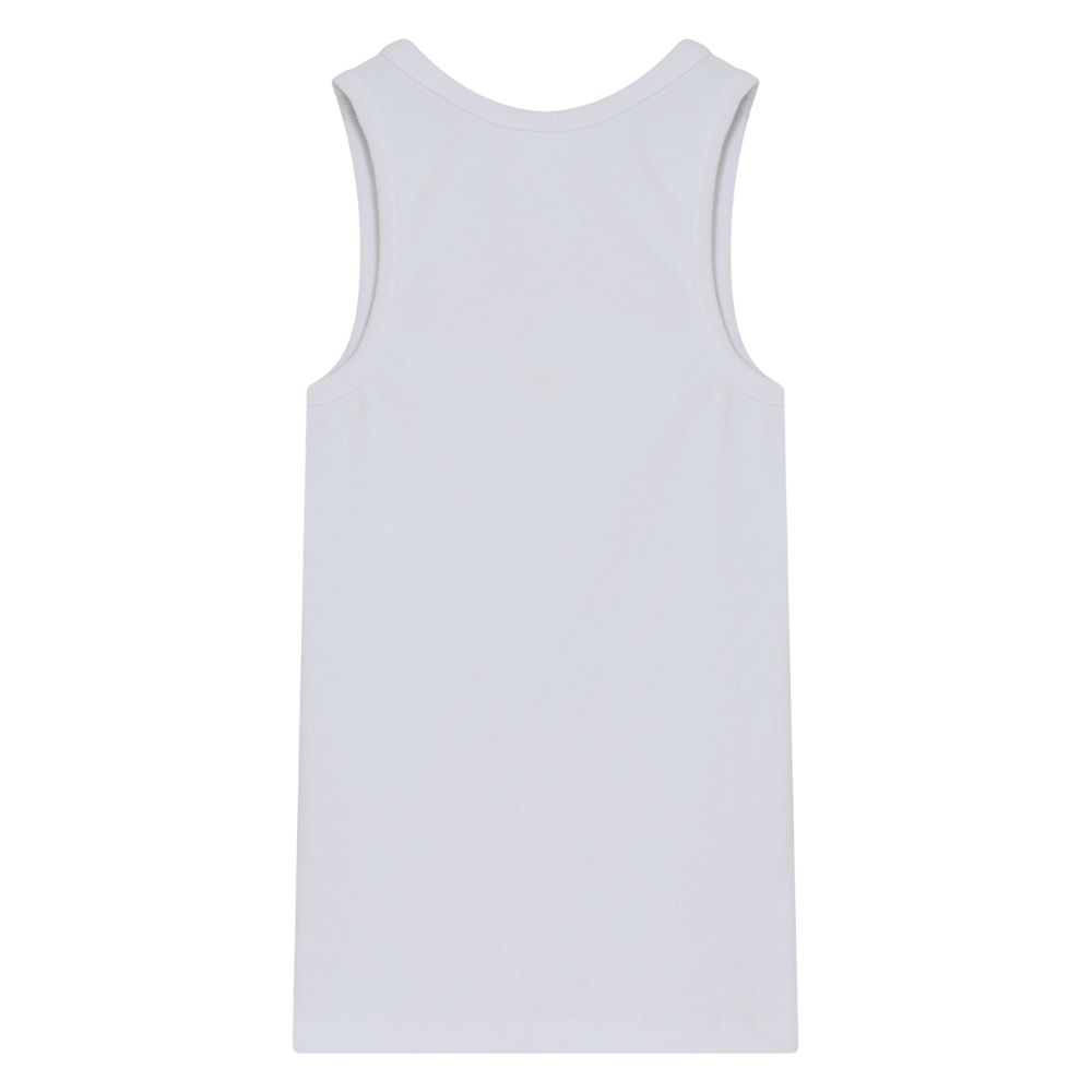 Classic Rib Camilo top - Bright White