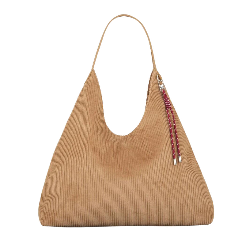 Corduroy Siena taske - Almond Brown