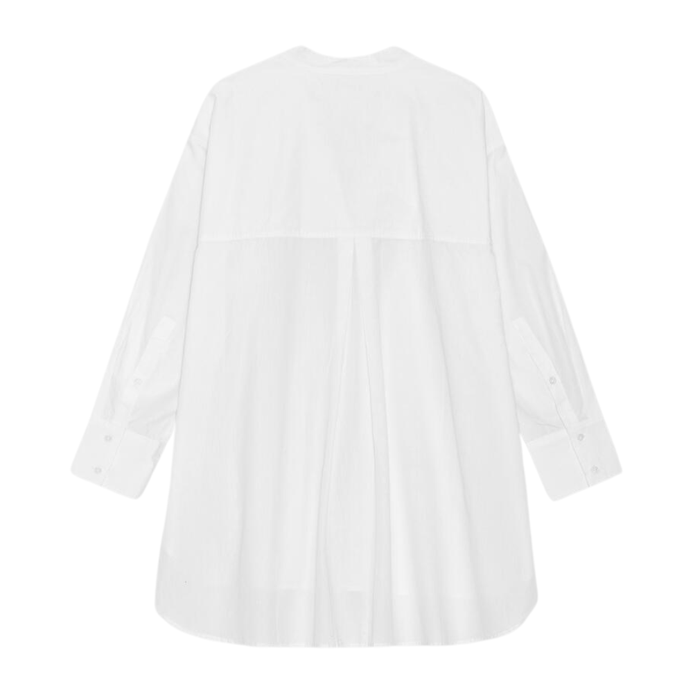 Posy Poplin skjorte - hvid
