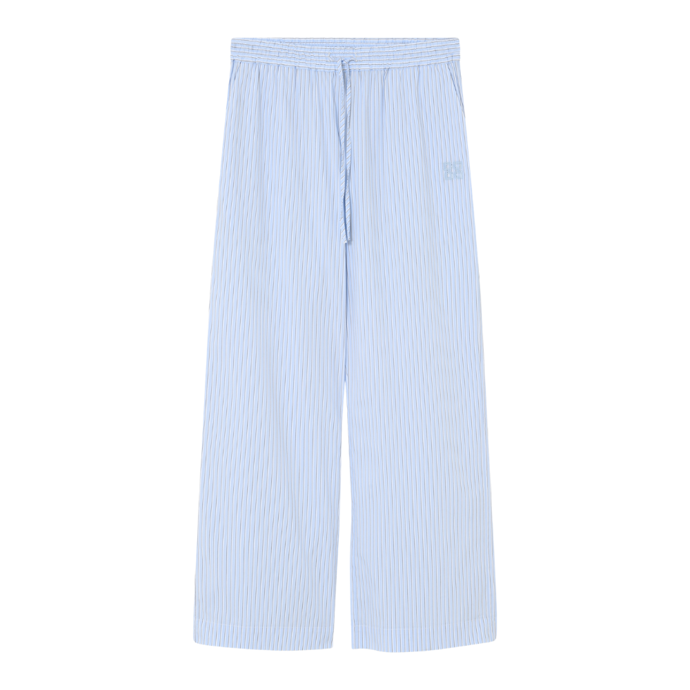 Zena Daylounge Stripe bukser - Chambray Blue
