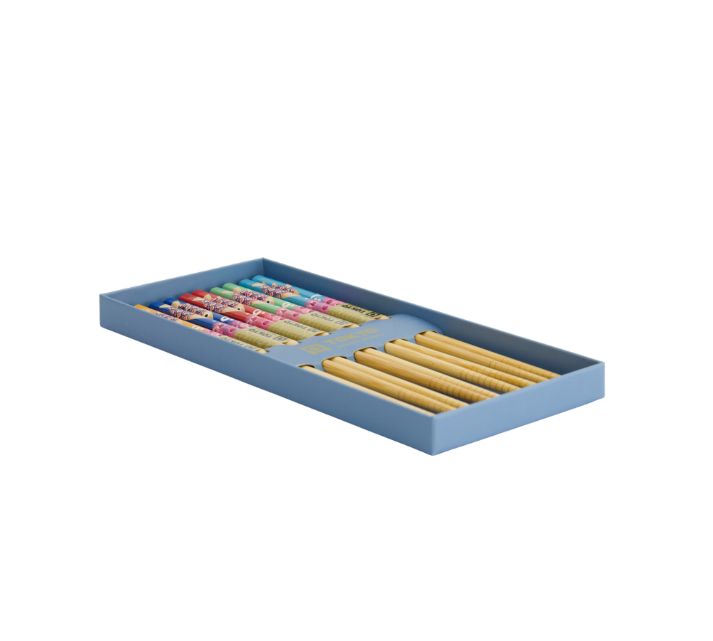 Spisepinde gavesæt, Koinobori - 5 par