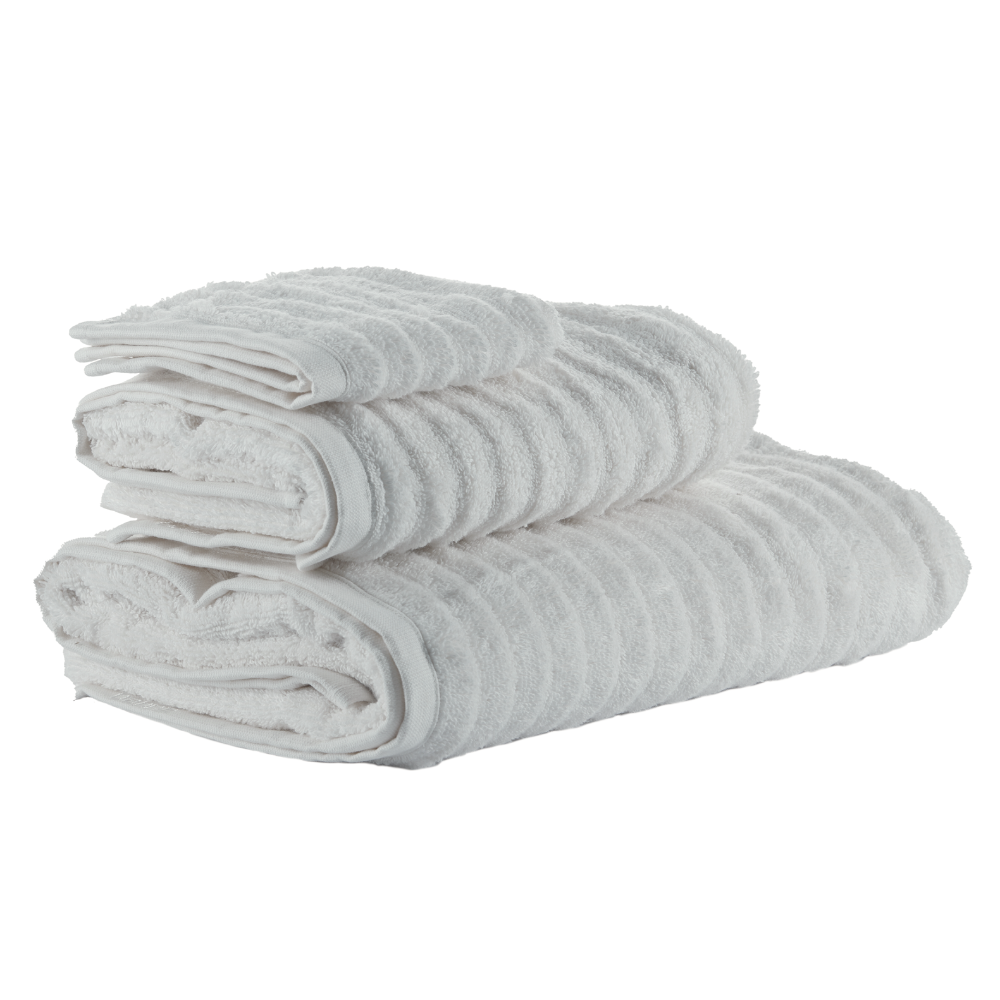 Wave håndklæde - Ivory