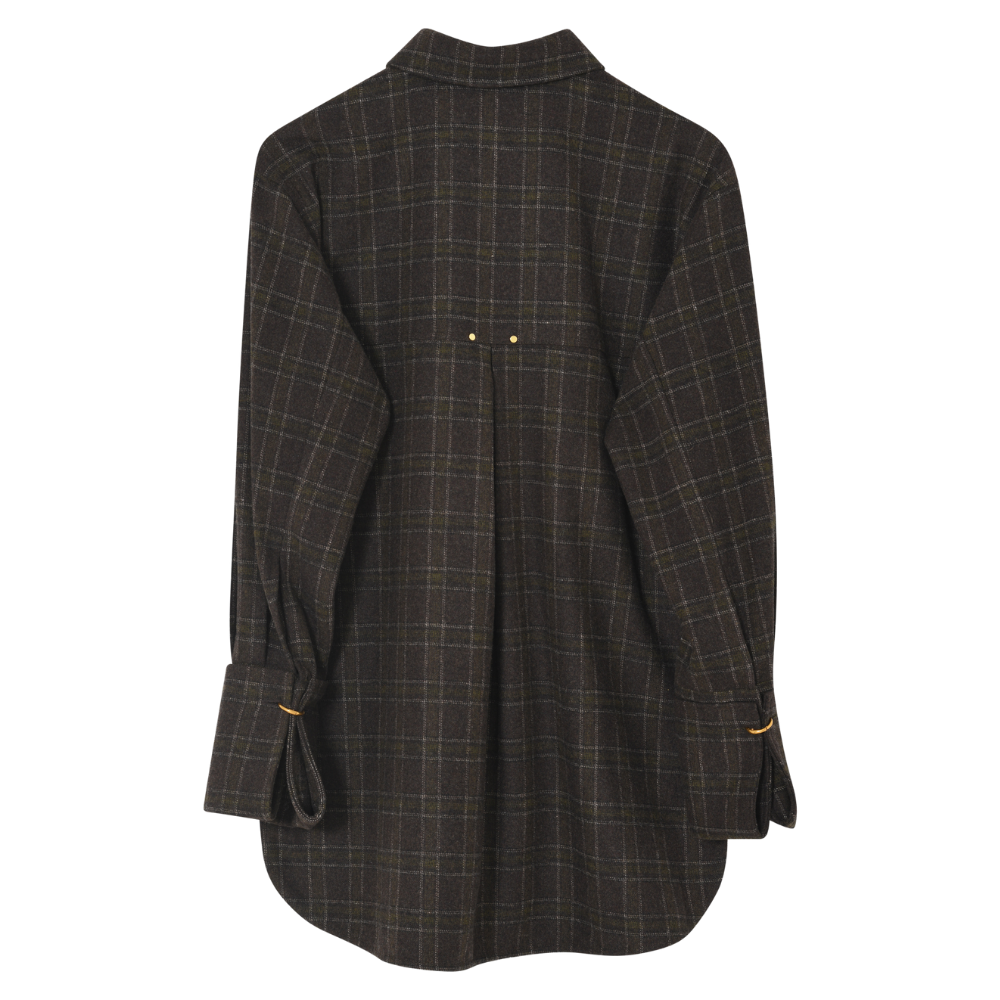Hara Flanello skjorte - Brown Check