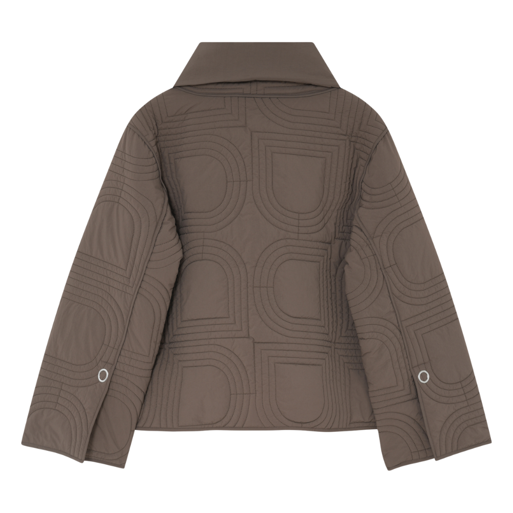 Mel Rhombus Quilt jakke - 181112 Walnut
