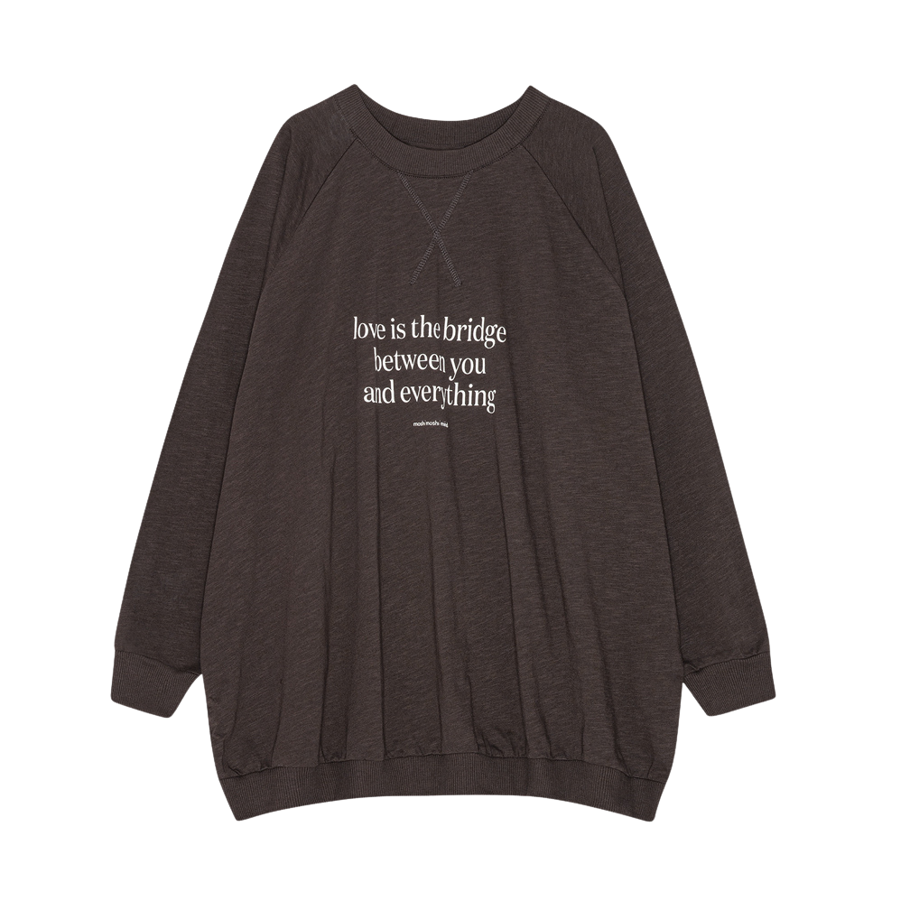 November sweatshirt - Dark Brown