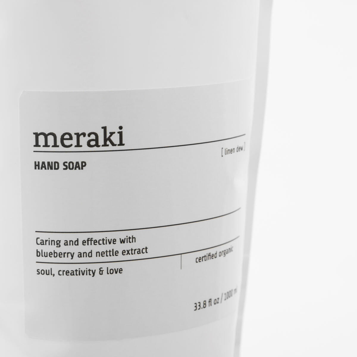 Håndsæbe refill, 1000 ml - Linen dew