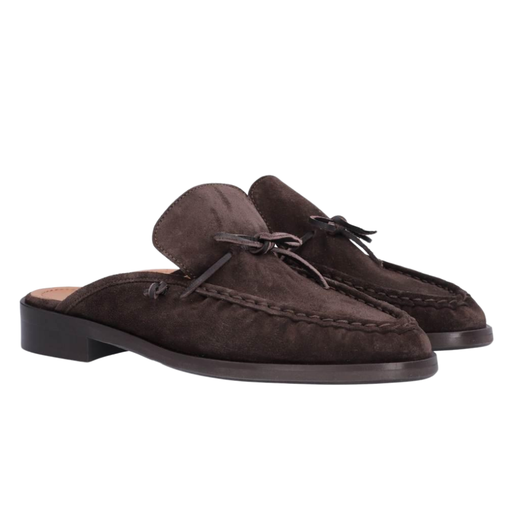 Mule loafers - T.moro babysilk suede 556