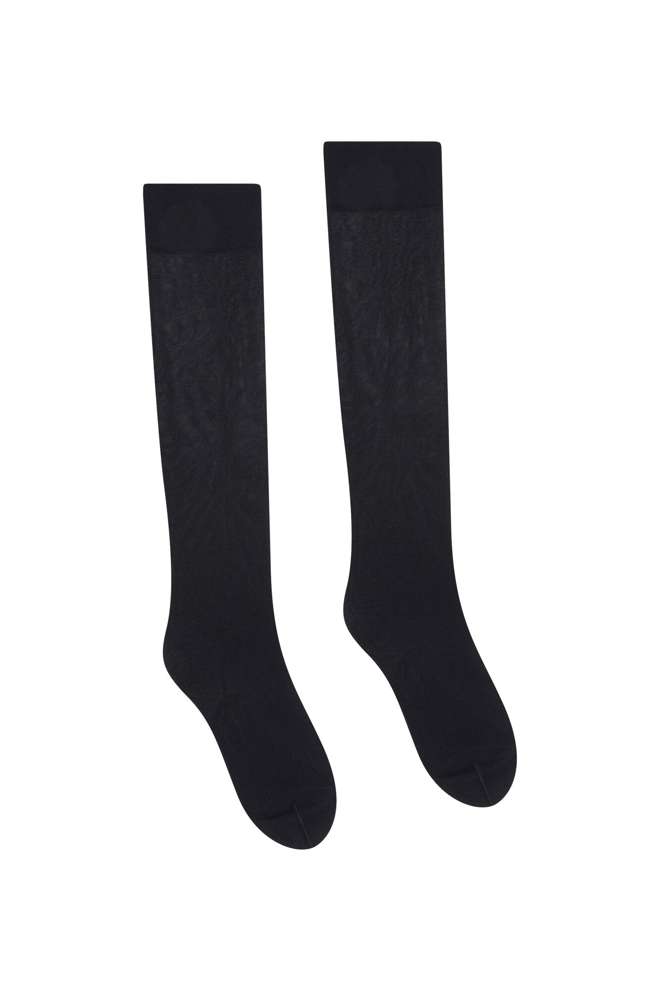 Satin Touch 20 knæstrømper - sort