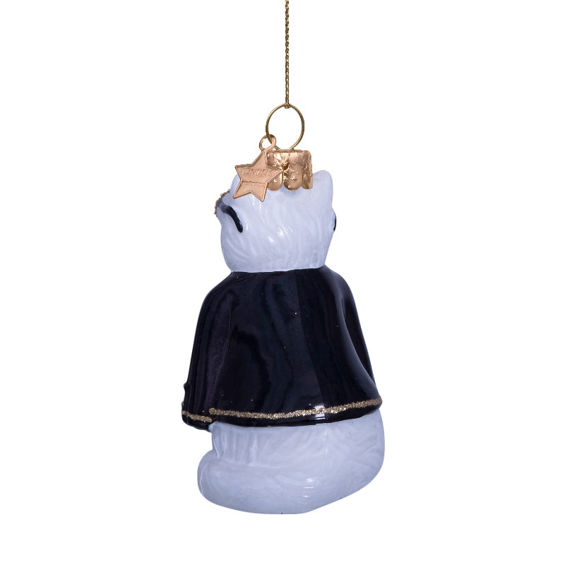 Fashionista kat juleophæng - H7,5 cm.