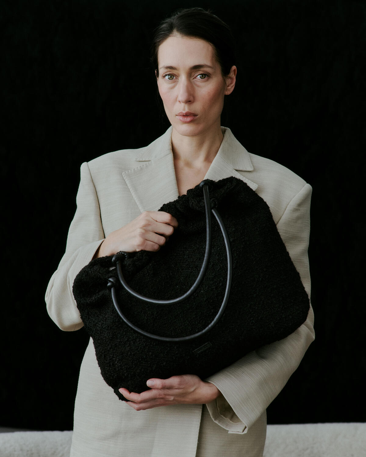 Woolen Pop Scrunch shopper - sort