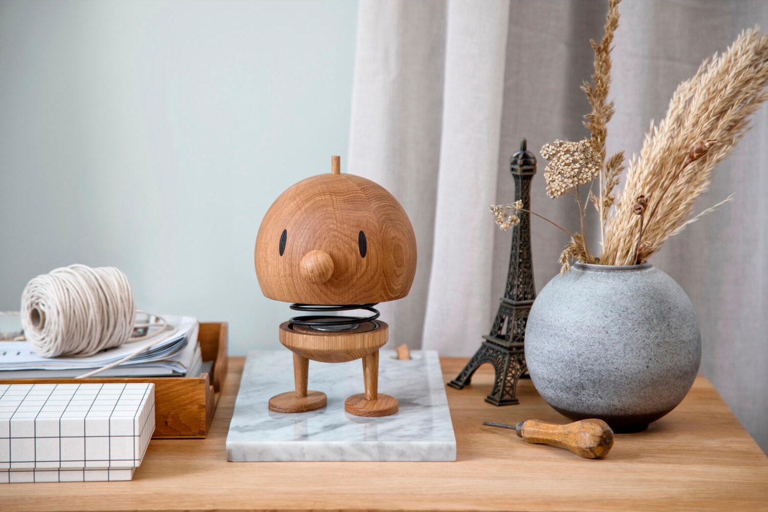 Hoptimist LED lampe, L - Oak