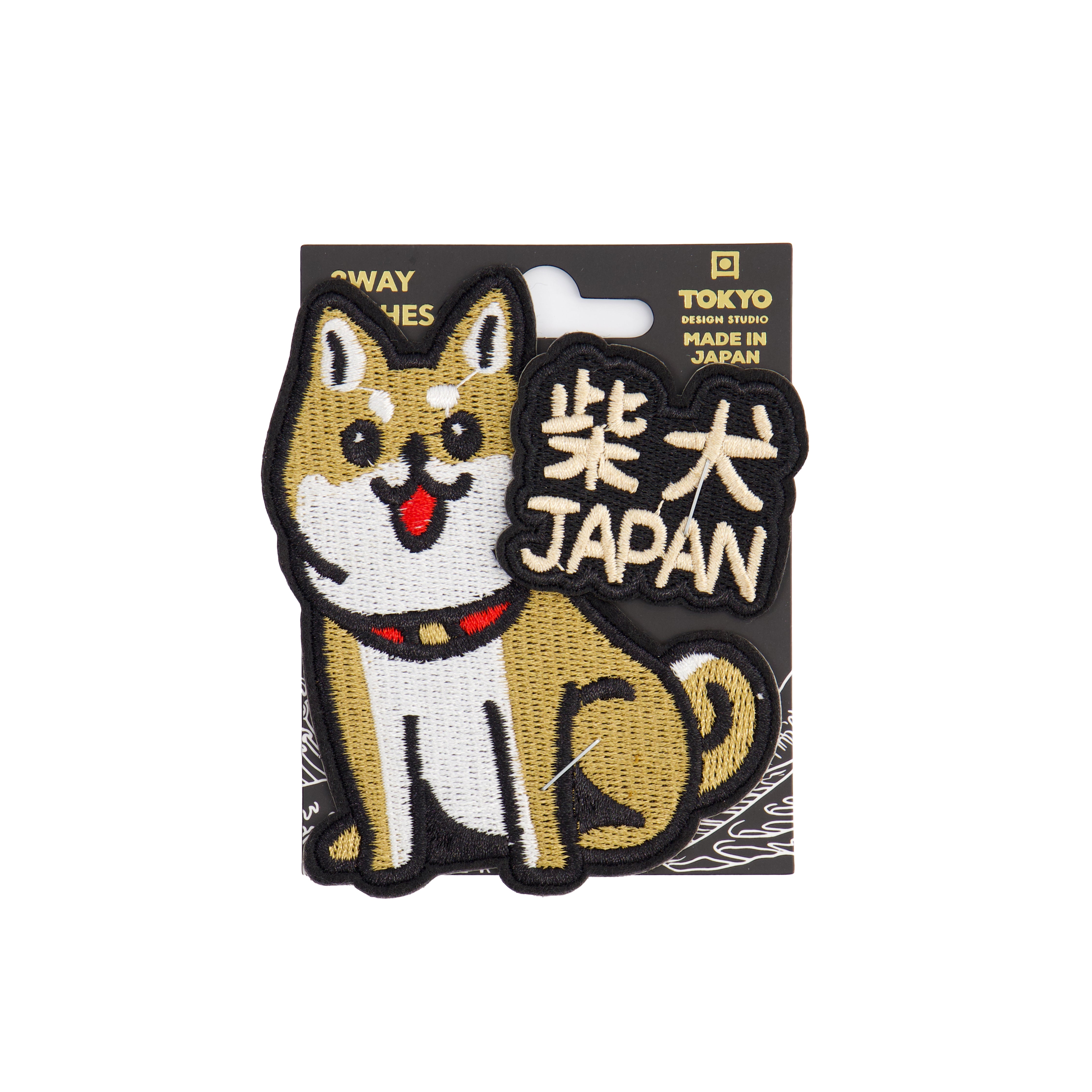 Shiba-Dog Japan 2Way patches - Multicolor