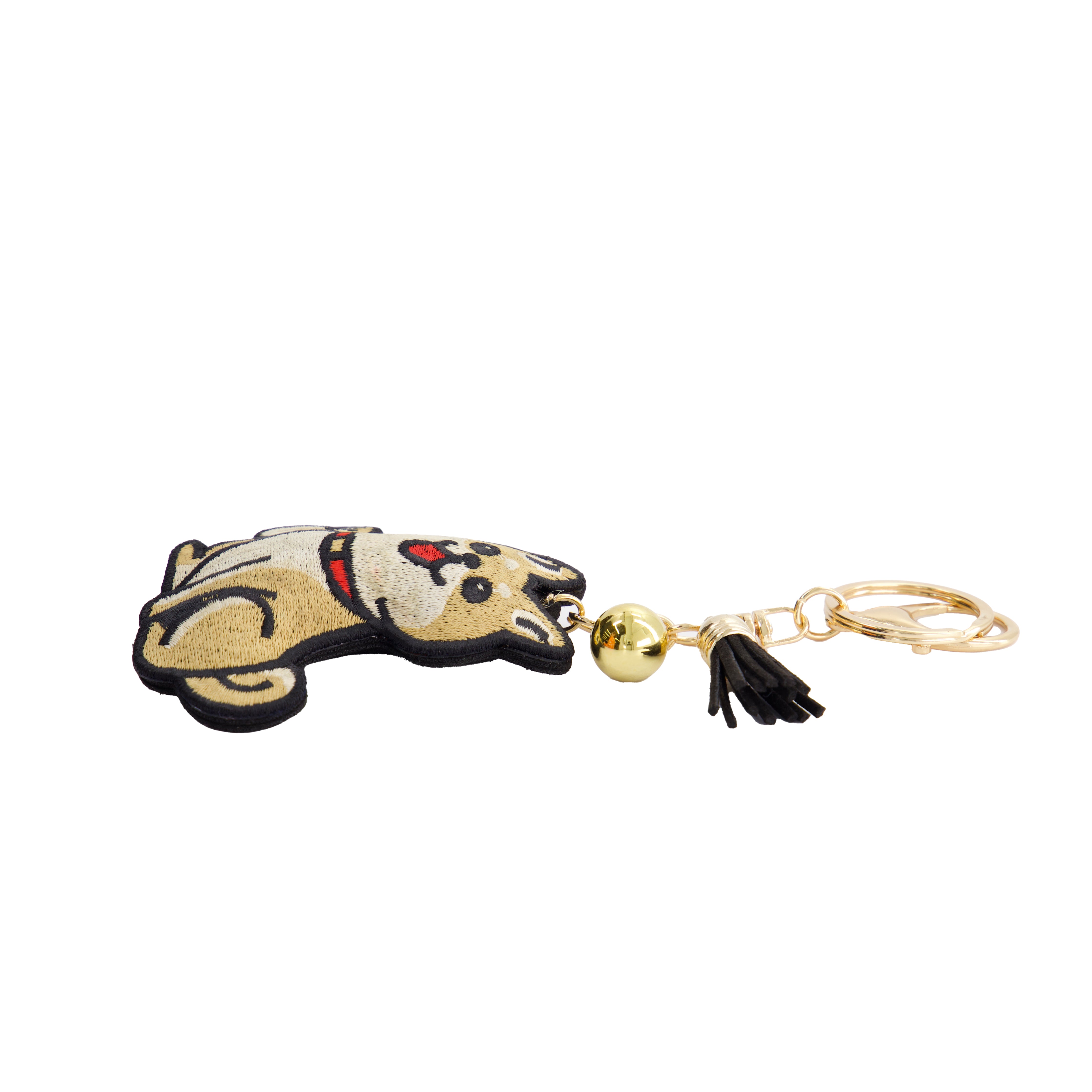 Shiba-Dog Patch nøglering - Multicolor