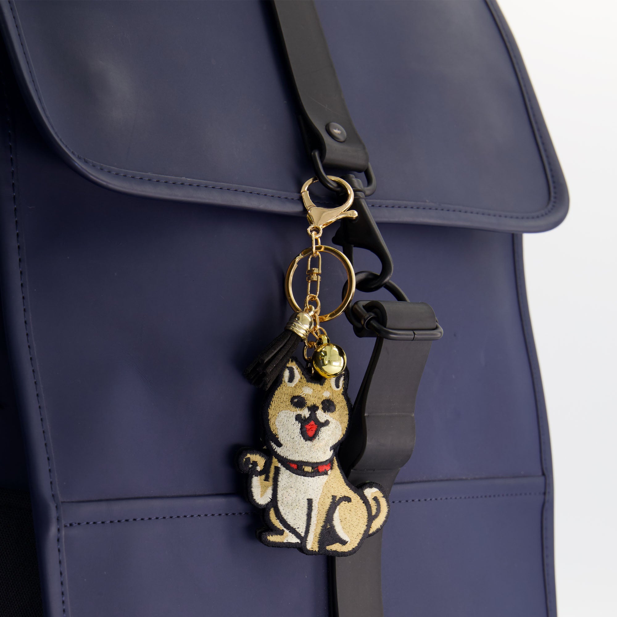 Shiba-Dog Patch nøglering - Multicolor