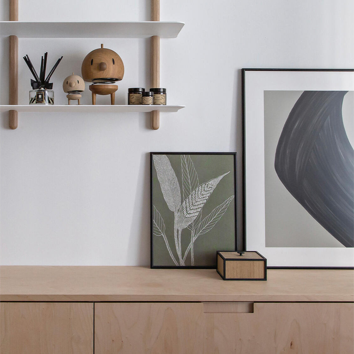 Bumble højttaler, L - Oak