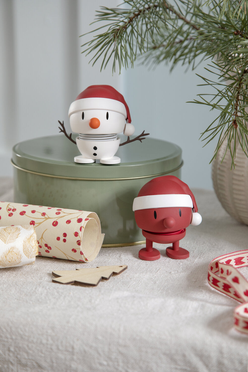 Santa Bumble, Soft Red - lille