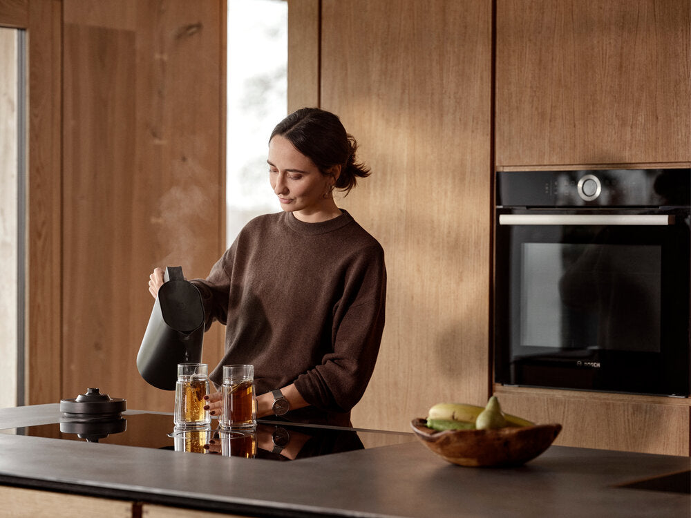 Elkedel, sort - 1,2 L