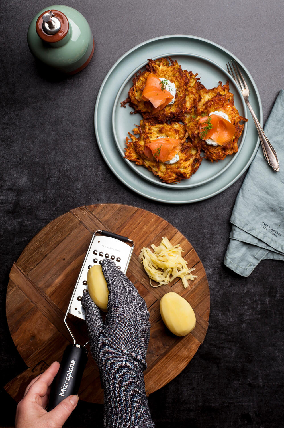 Cut resistant handske - grå