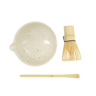 Matcha gavesæt – Hvid