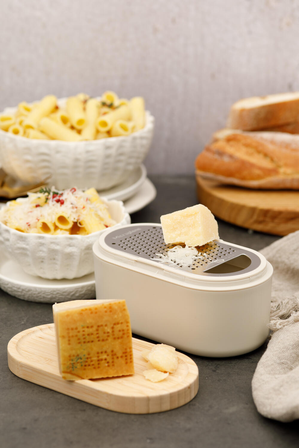 Container rivejern - Cashemere White/Bamboo