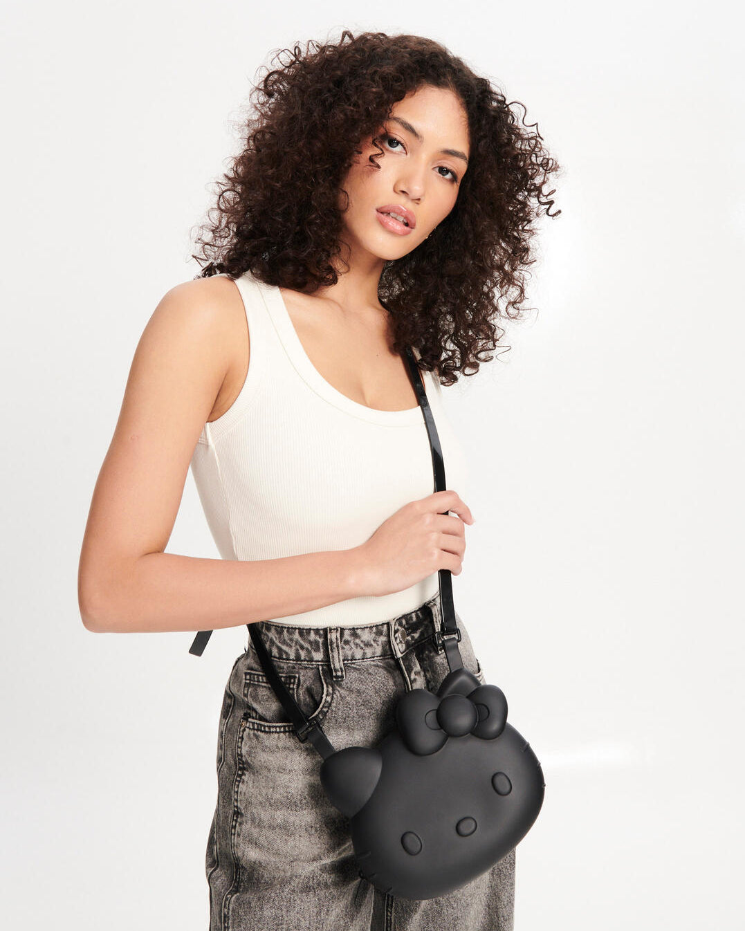 x Hello Kitty skuldertaske - Sort