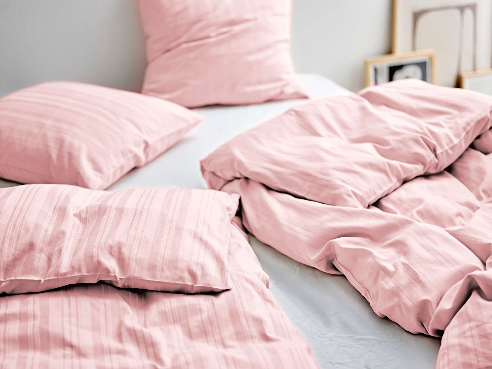 Noble sengetøj - rosa