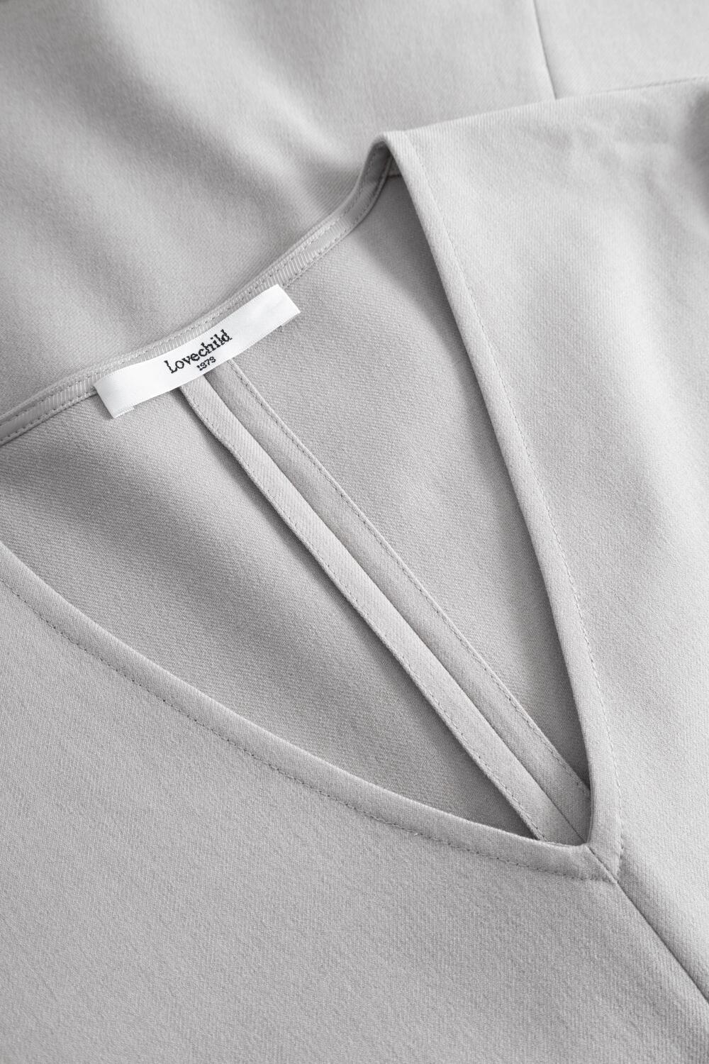 Maren bluse - Taupe Grey