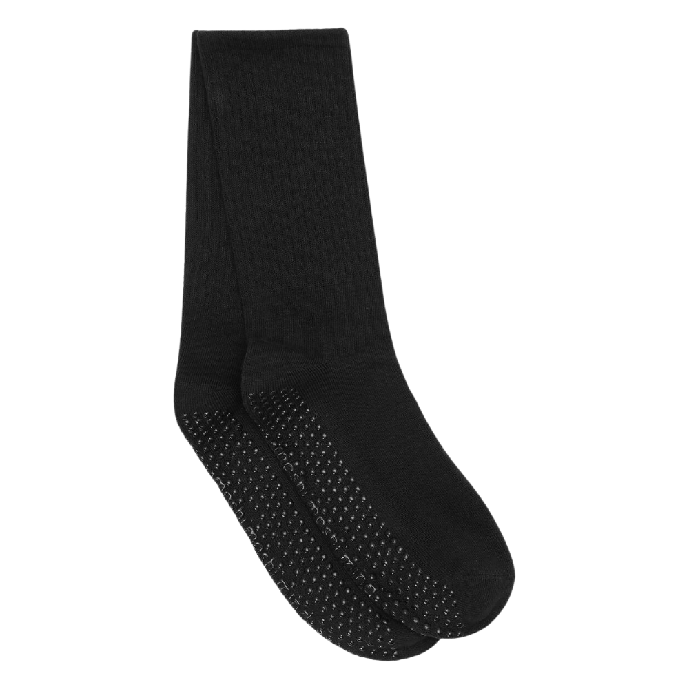 Mind Anti Slip Rib strømper - sort