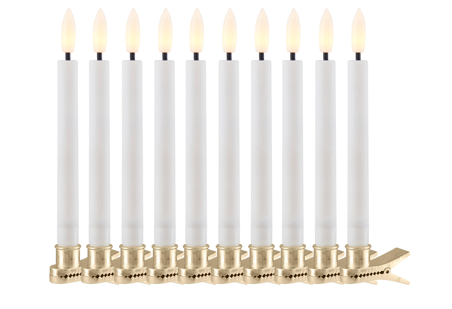 Sille juletræslys - 10 stk