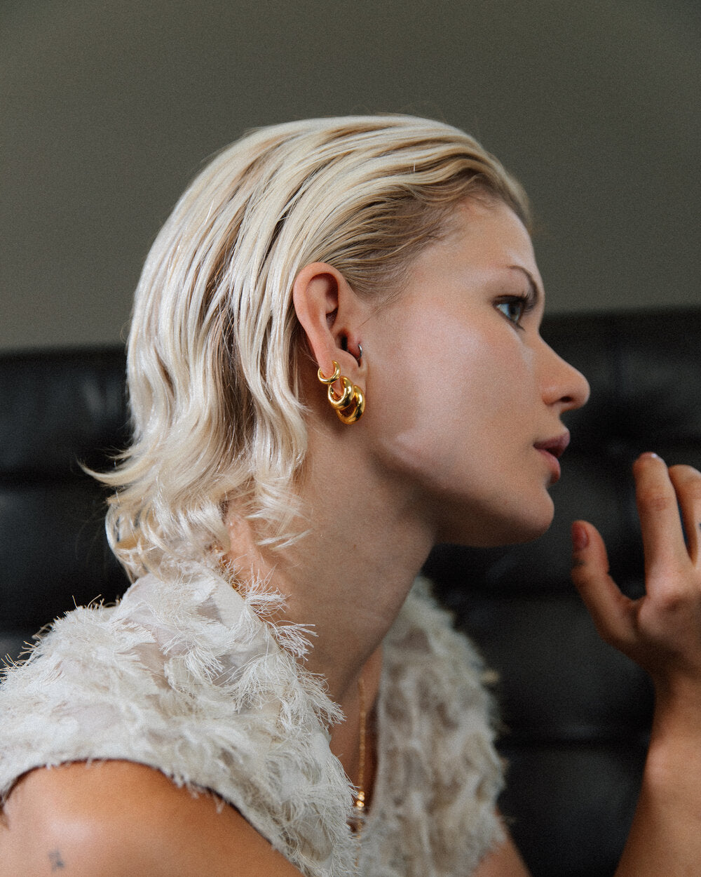 Finley hoop - forgyldt