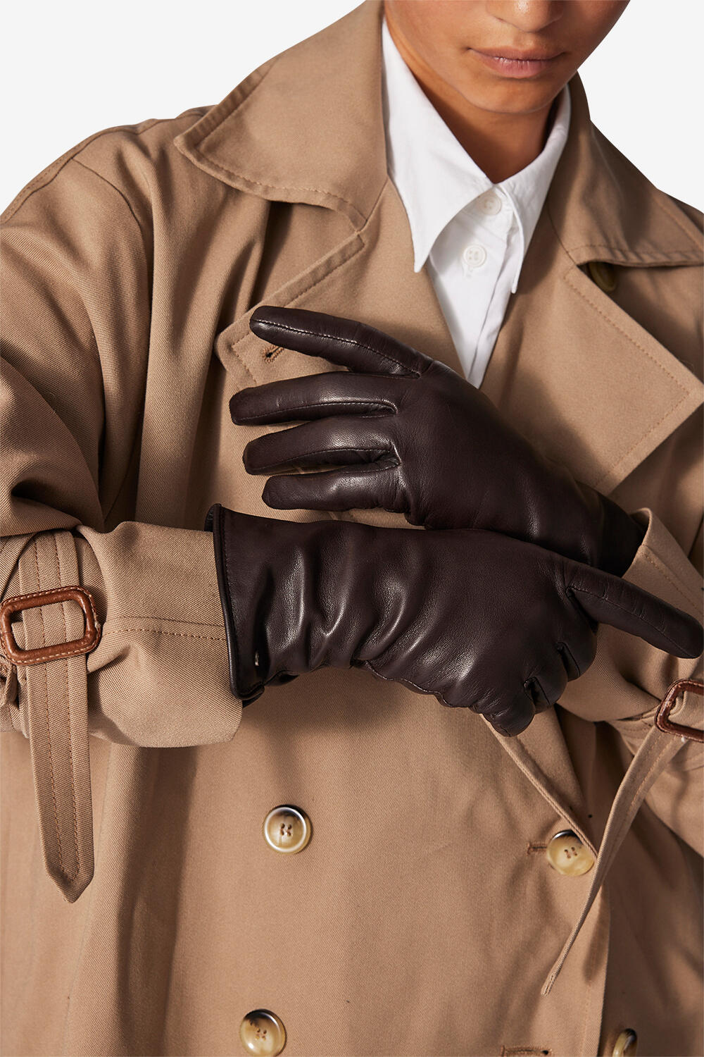 Xenia handsker - Chocolate