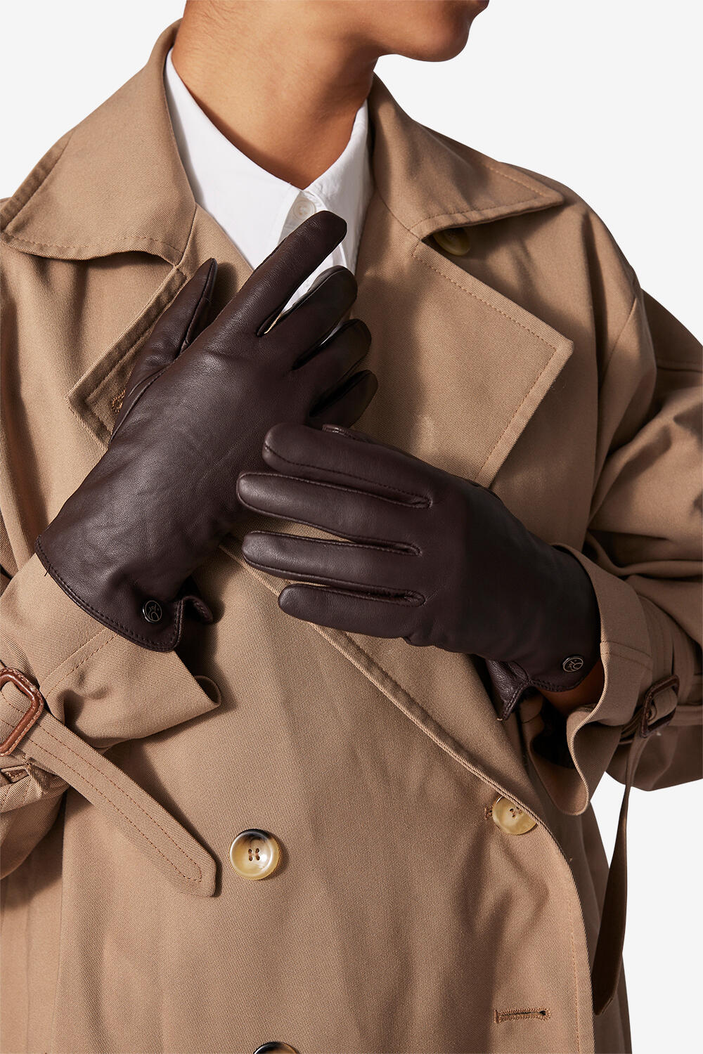 Xenia handsker - Chocolate