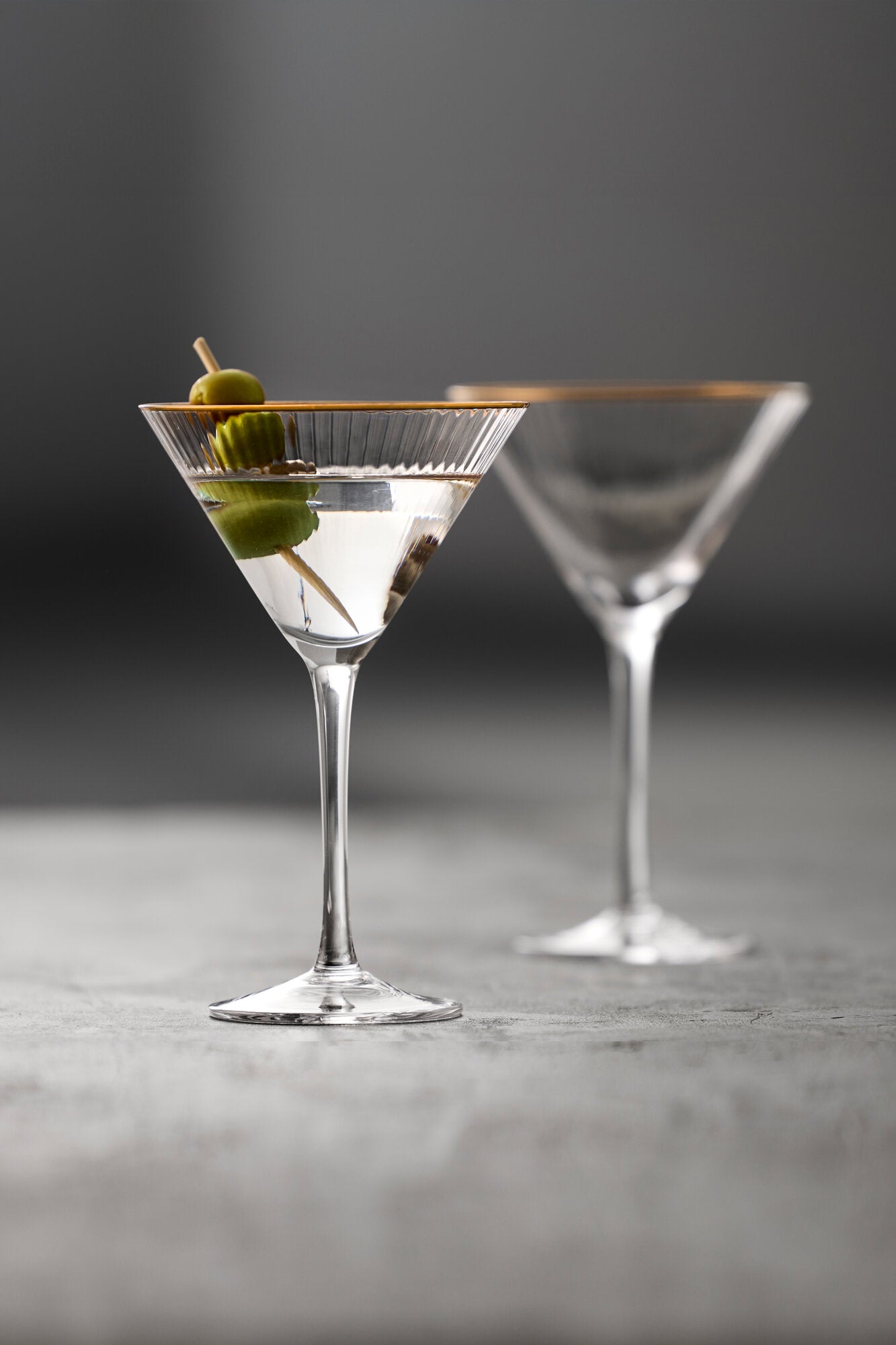 Palermo Martiniglas guldfarvet, 25 cl - 4 stk.