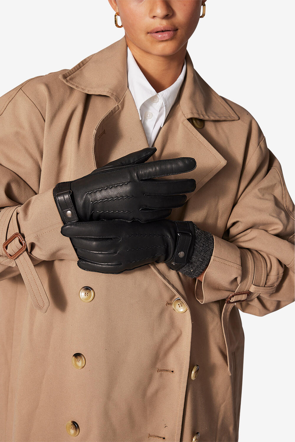 Carla handsker - sort