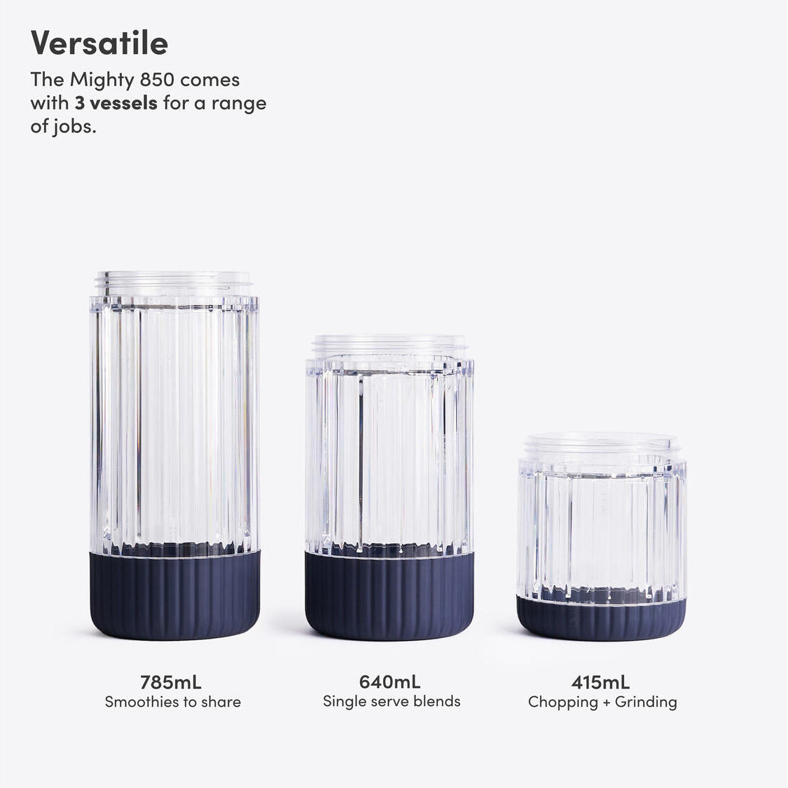 Mighty Plus 850 blender - Navy