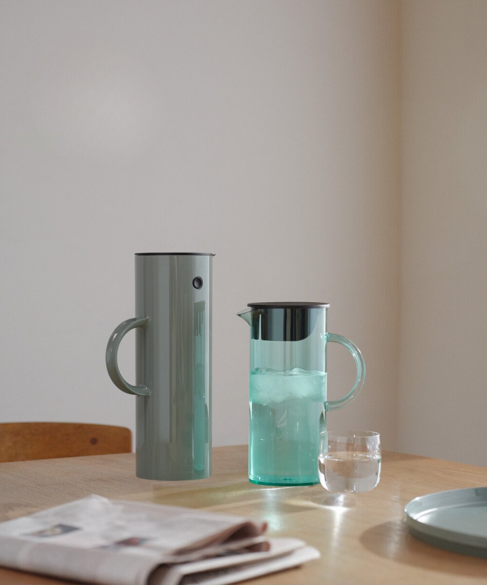 Serveringsbakke, Dusty Green - Ø40 cm.