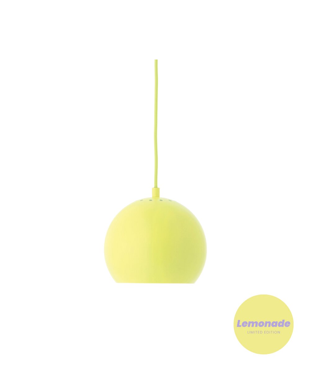 Limited Ball Pendel lampe, Ø18 - Lemonade